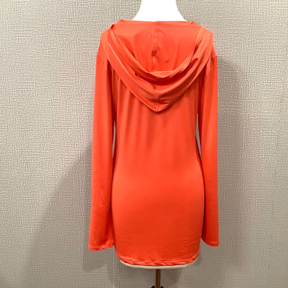 The American Outdoorsman Sun Protection Top Orange sz S Long Sleeve NWT - Picture 4 of 5